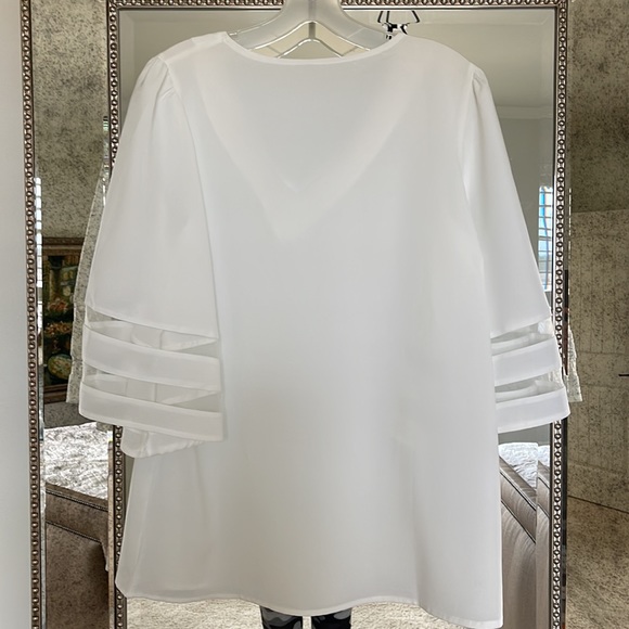 Bell Sleeve Blouse, Color - off white - Picture 5 of 6